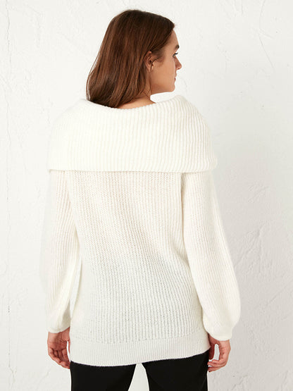 Long Sleeve Women's Thick Knitwear Sweater