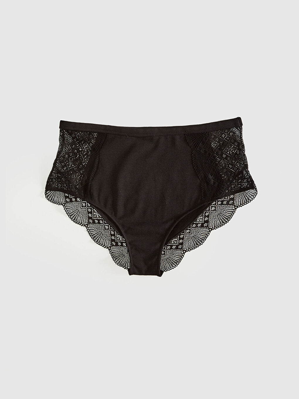 Lace Detailed High Waist Panties