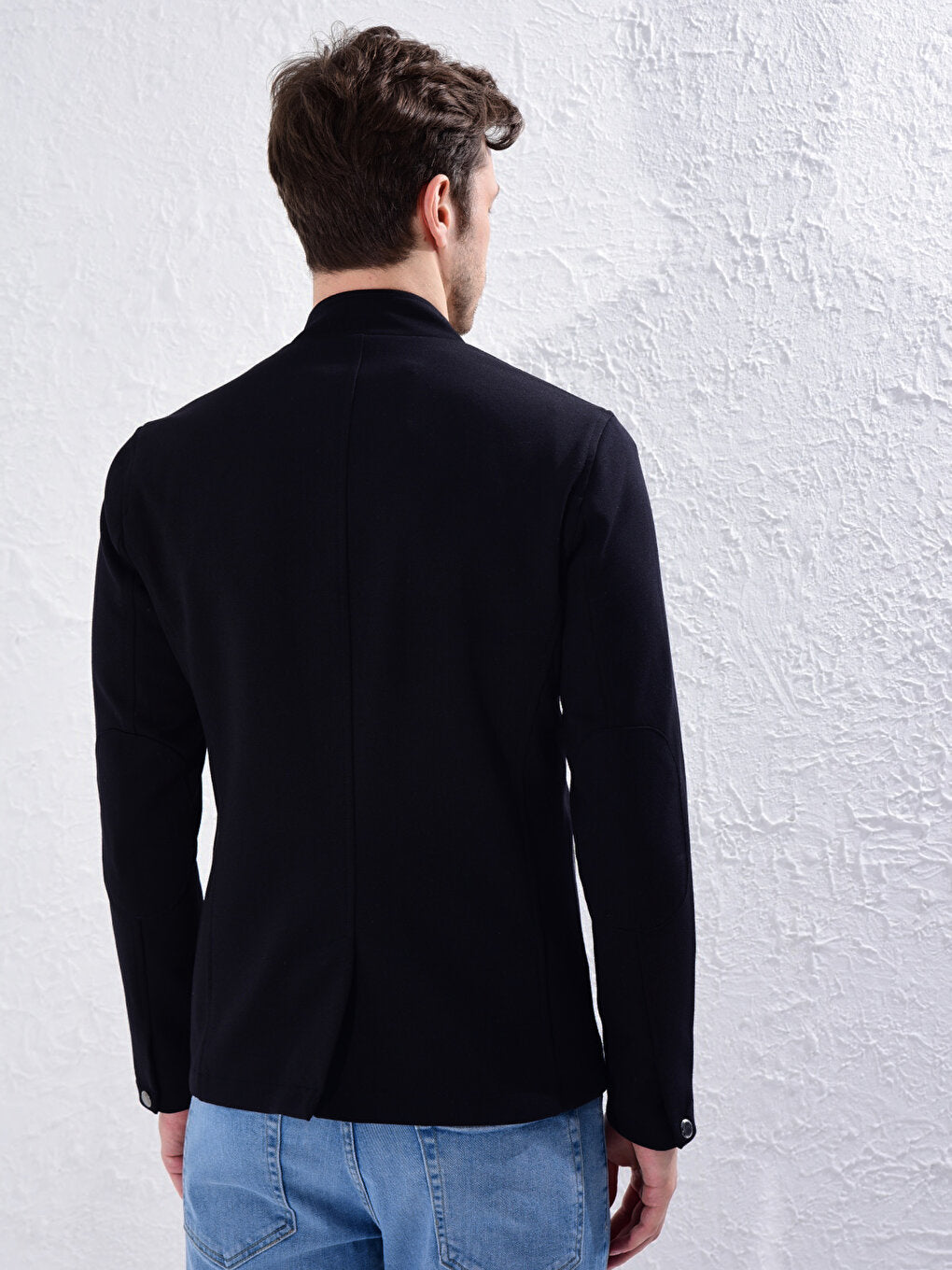 Slim Fit Judge Collar Jacket