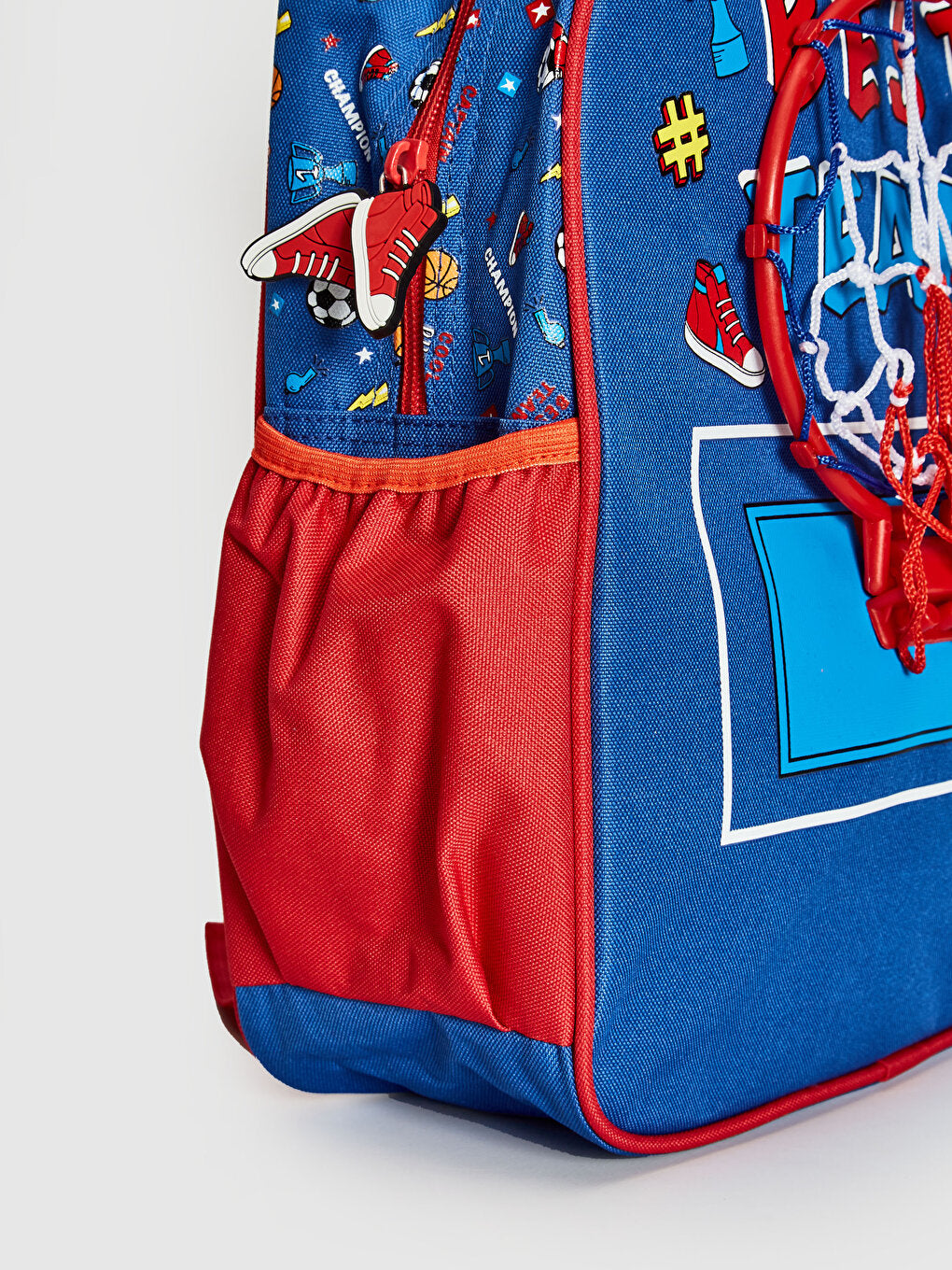 Boy's Backpack with Basketball Hoop