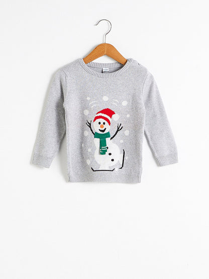 Baby Boy New Year Themed Knitwear Sweater