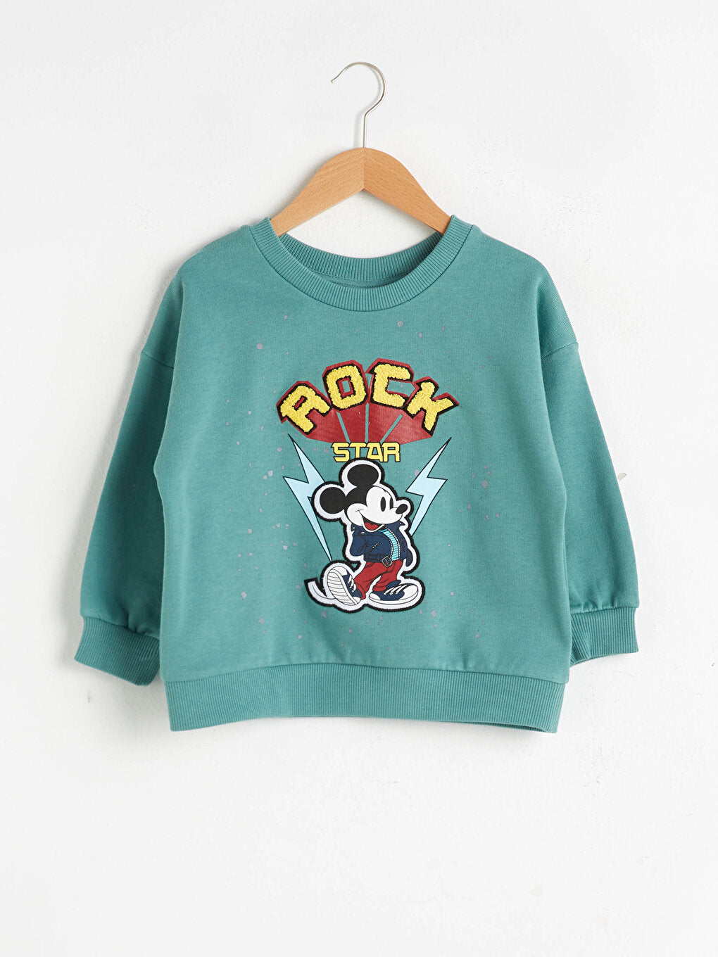 Baby Boy Mickey Mouse Printed Sweatshirt