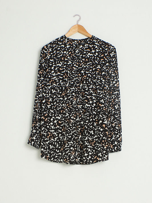 Patterned Long Sleeve Shirt