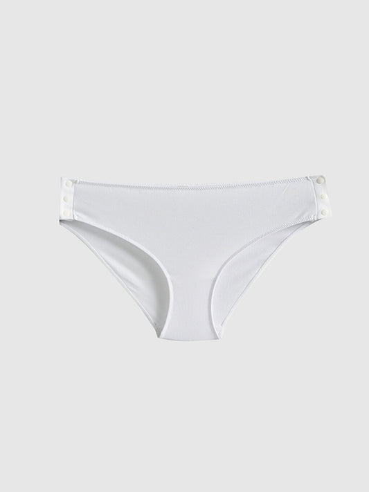 Classic Cotton Panties with Side Snaps