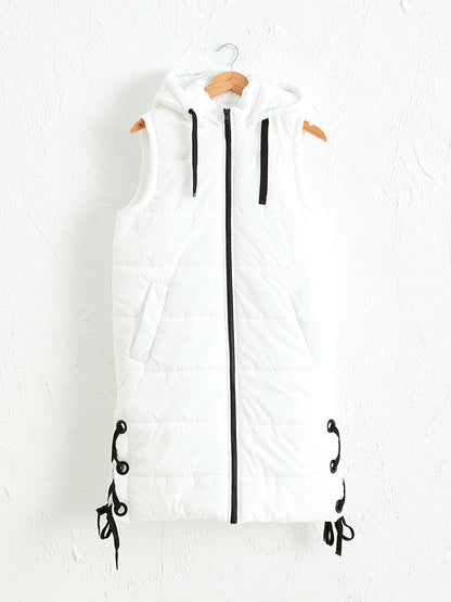 Hooded Thick Puffer Vest