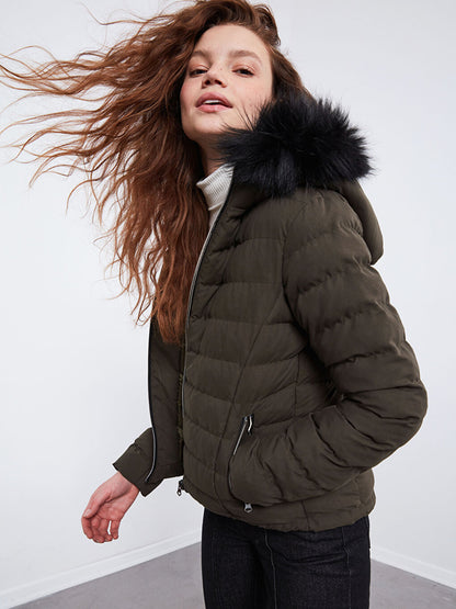 Hooded Thick Puffer Jacket