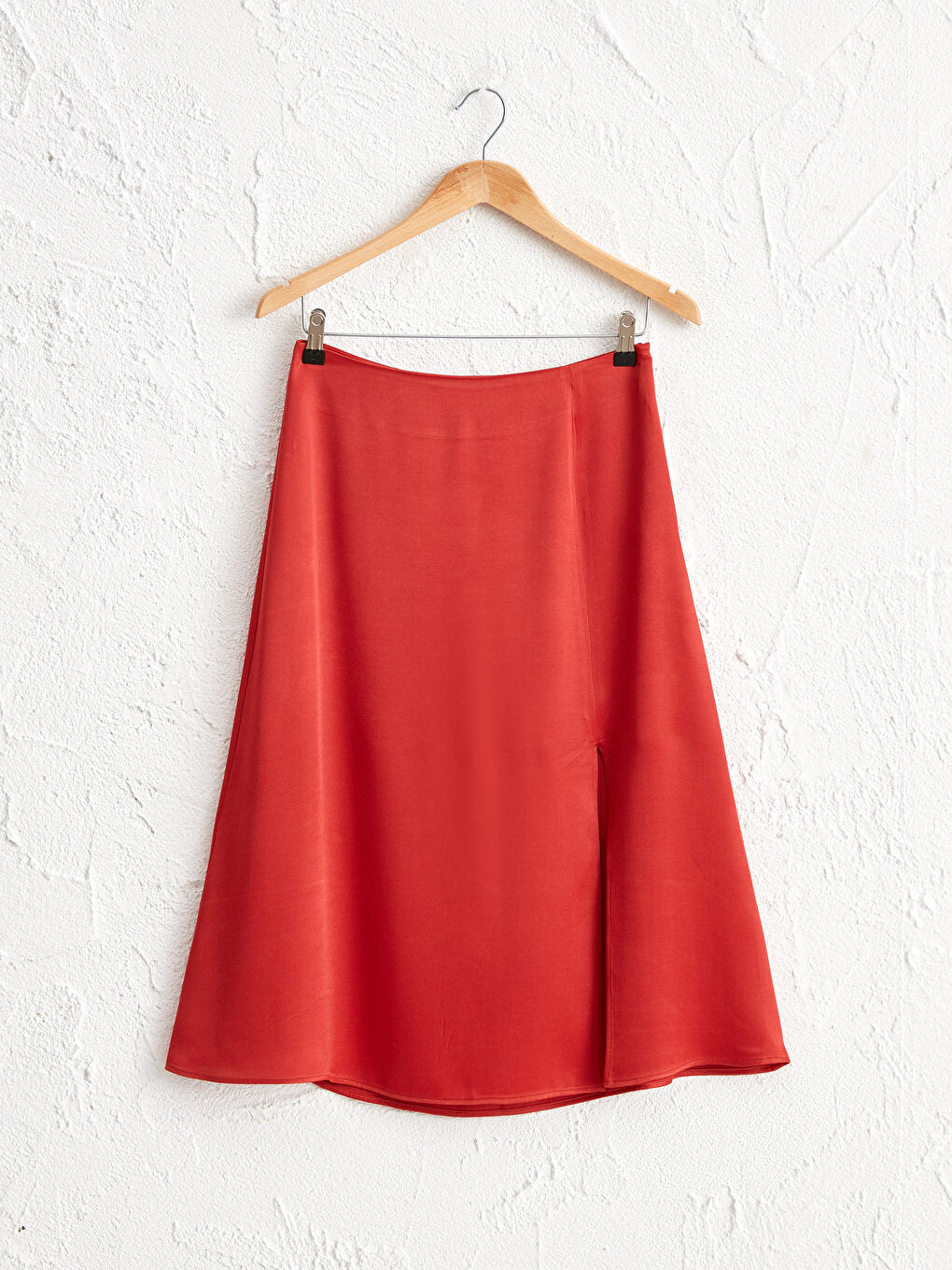 Standard Fit Satin Women's A-Line Satin Skirt