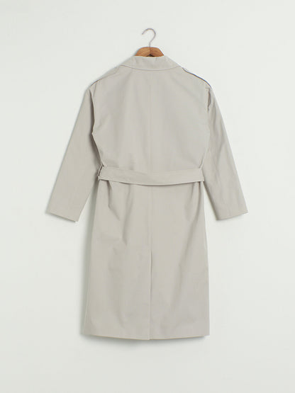 Belted Oversize Women's Trench Coat