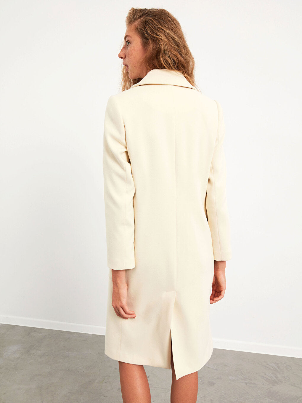 Collared Thick Cashmere Coat