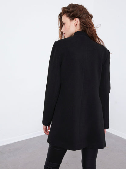 High Collar Thick Cashmere Coat