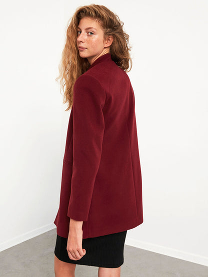 High Collar Thick Cashmere Coat