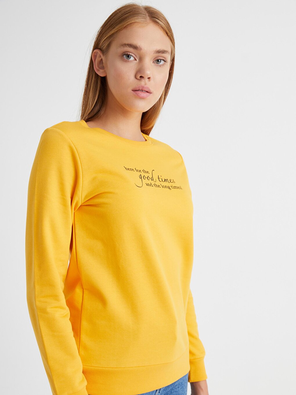 Text Printed Sweatshirt