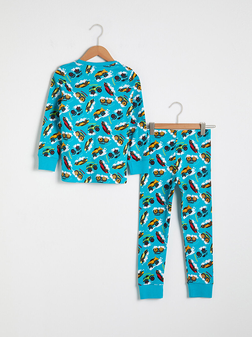 Boy's Printed Cotton Pajama Set