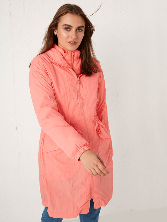 Antibacterial Fabric Raincoat and Down Jacket Set