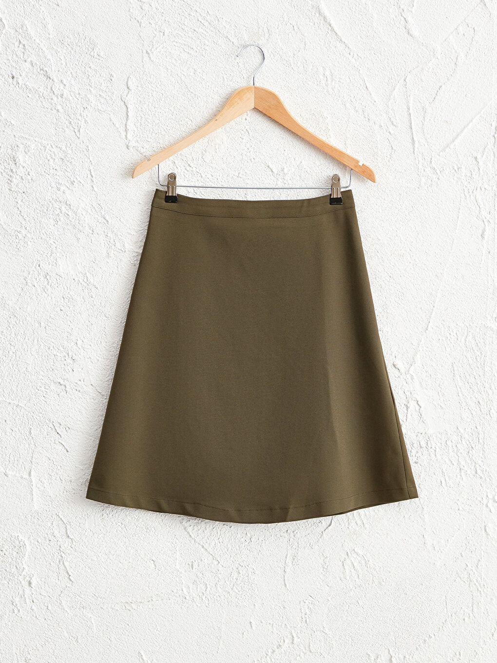 A Cut Gabardine Skirt