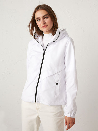 Thin Raincoat with Visor