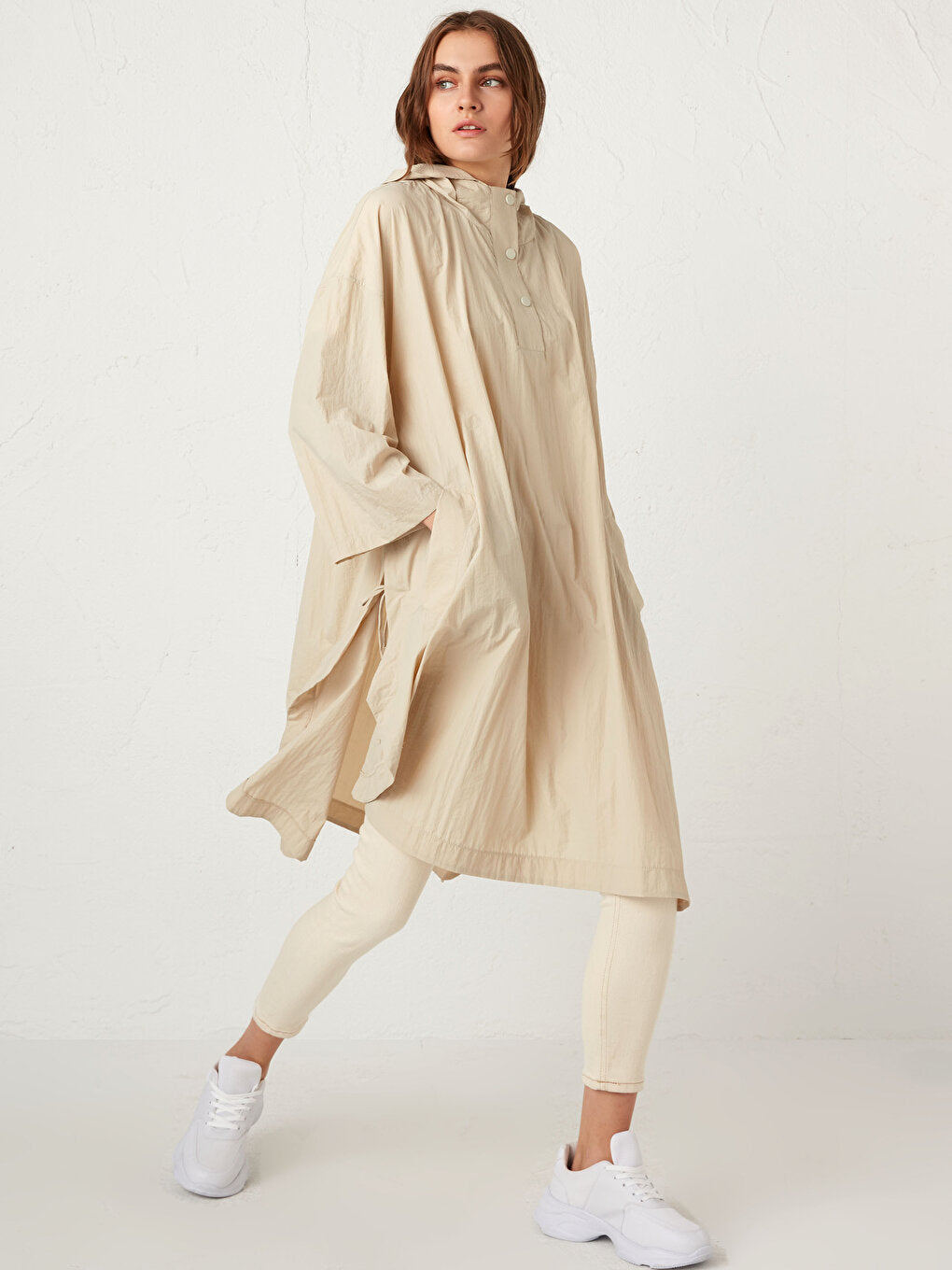 Hooded Thin Raincoat