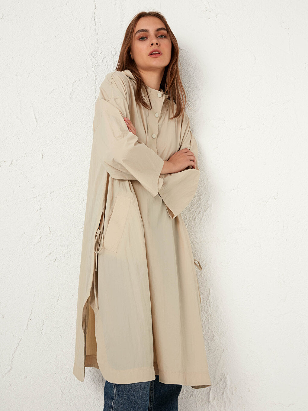 Hooded Thin Raincoat