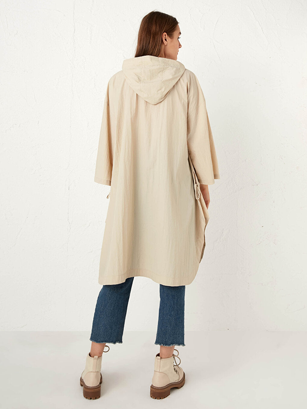 Hooded Thin Raincoat