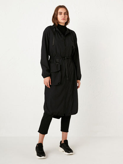 Hooded Thin Raincoat