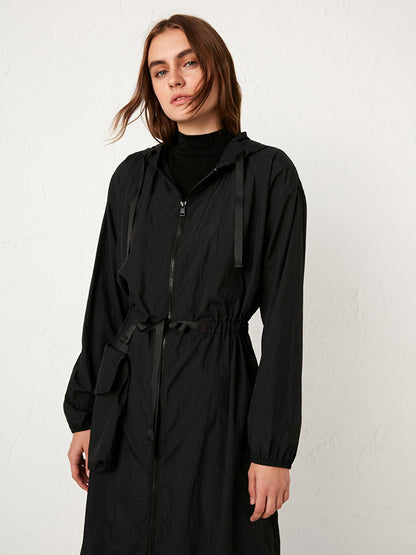 Hooded Thin Raincoat