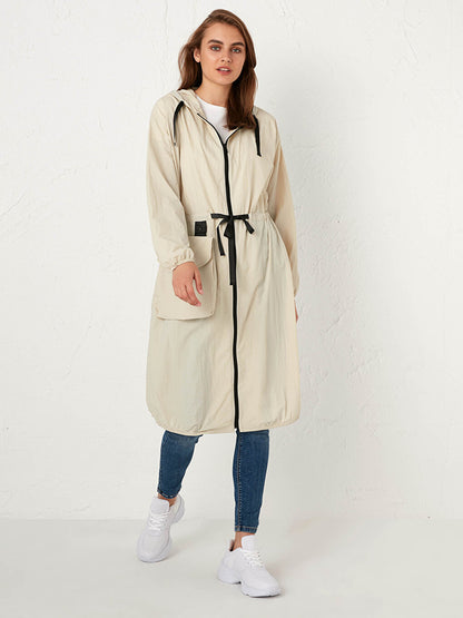 Hooded Thin Raincoat