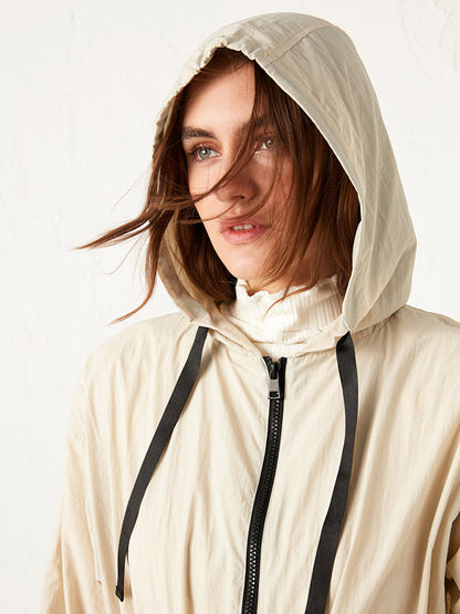 Hooded Thin Raincoat