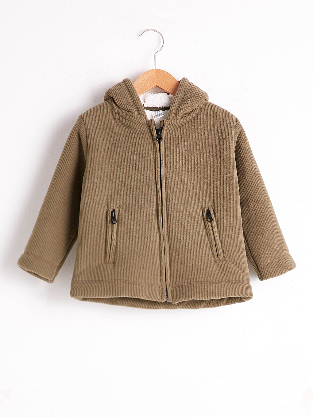 Baby Boy Zipper Hooded Sweatshirt