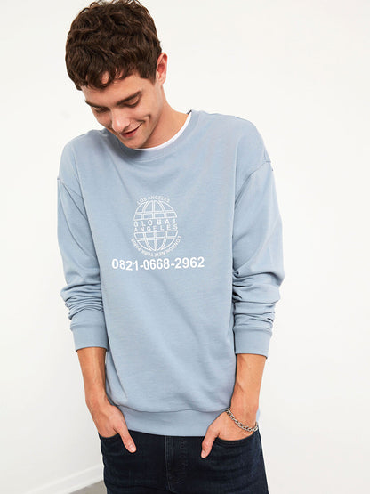 Printed Oversize Sweatshirt