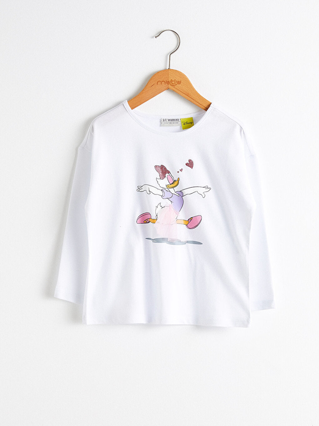 Girl's Daisy Duck Printed T-Shirt