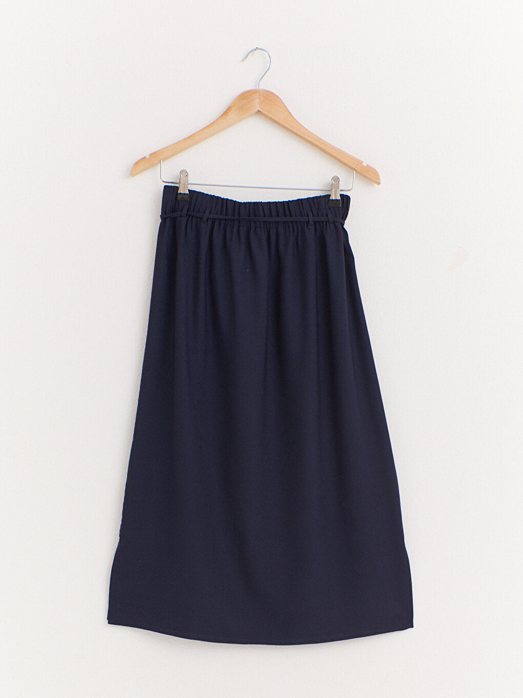 Elastic Waist Viscose Skirt