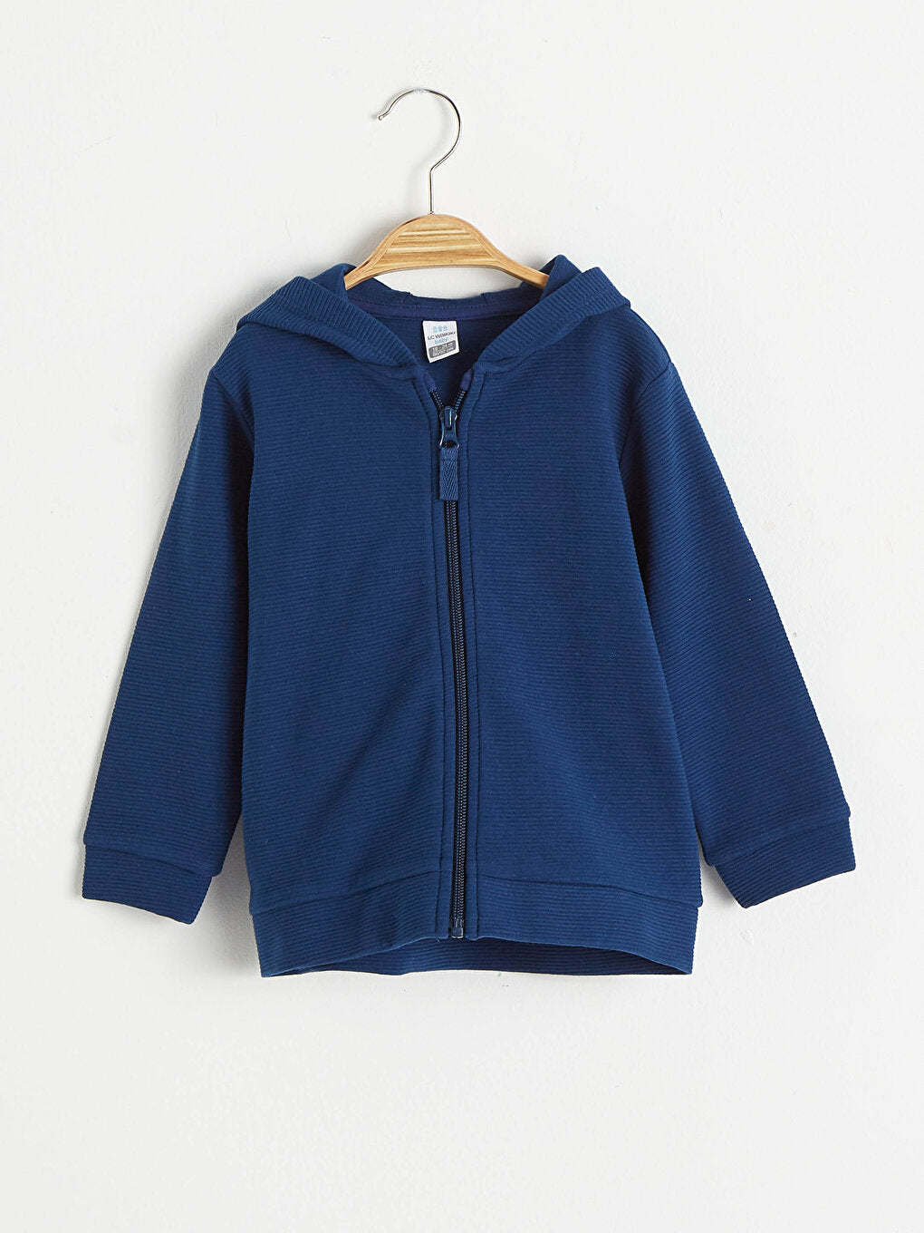 Baby Boy Zipper Hooded Cardigan