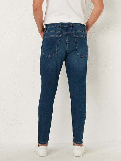 Ankle Length Carrot Jean Trousers