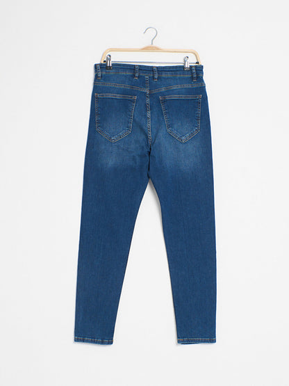 Ankle Length Carrot Jean Trousers