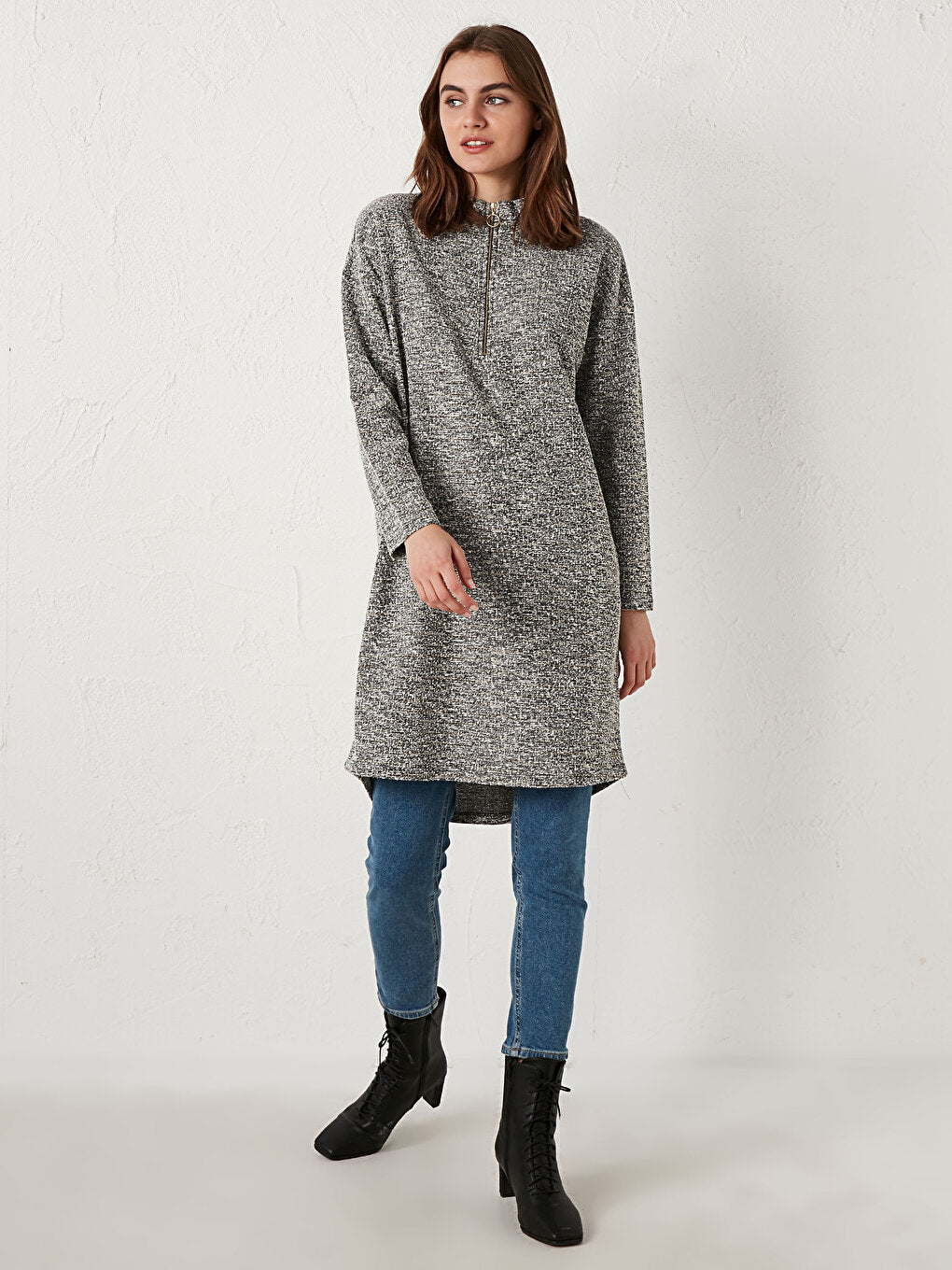 Cotton Judge Collar Tunic