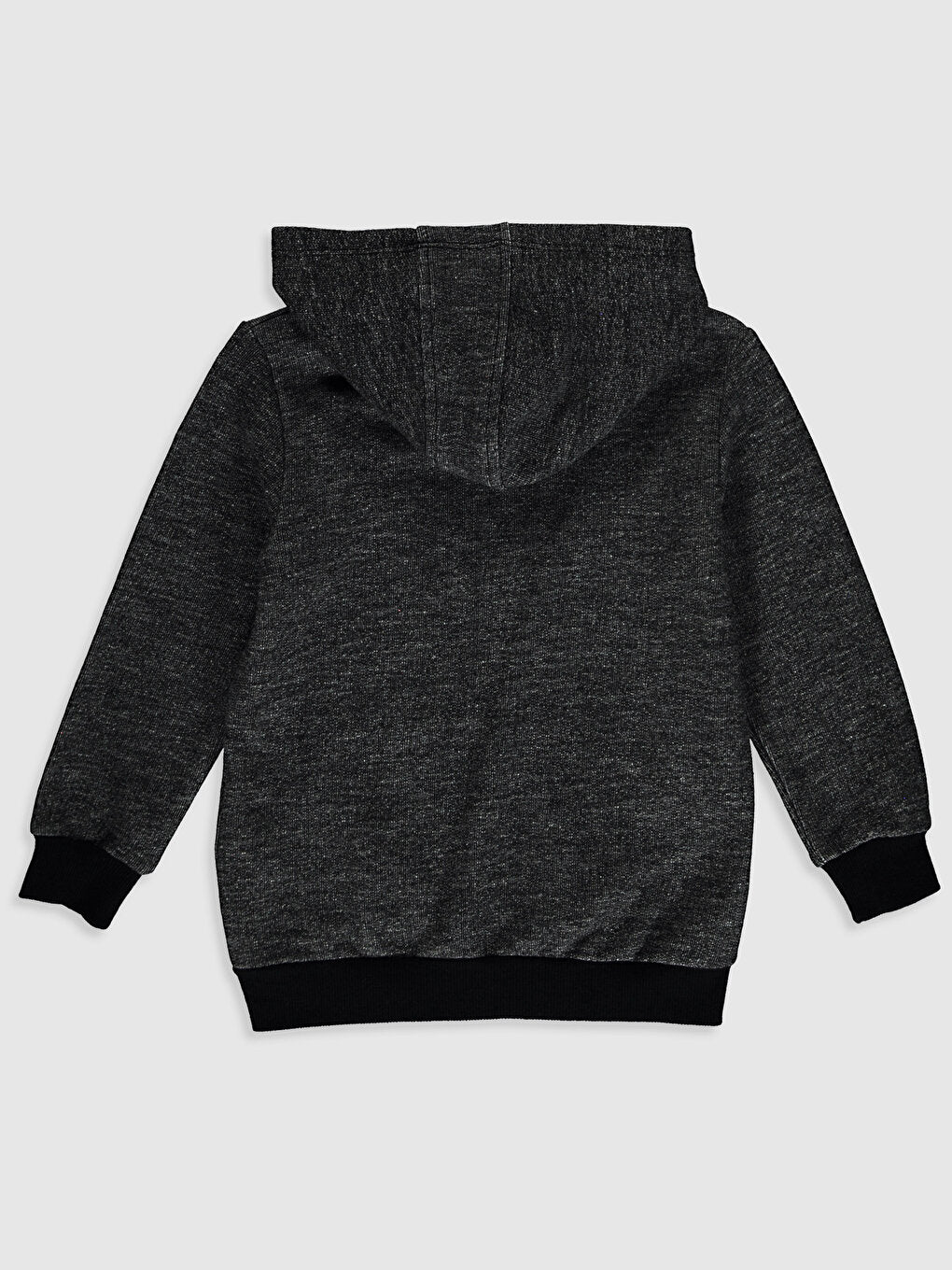 Boy's Zippered Hooded Sweatshirt