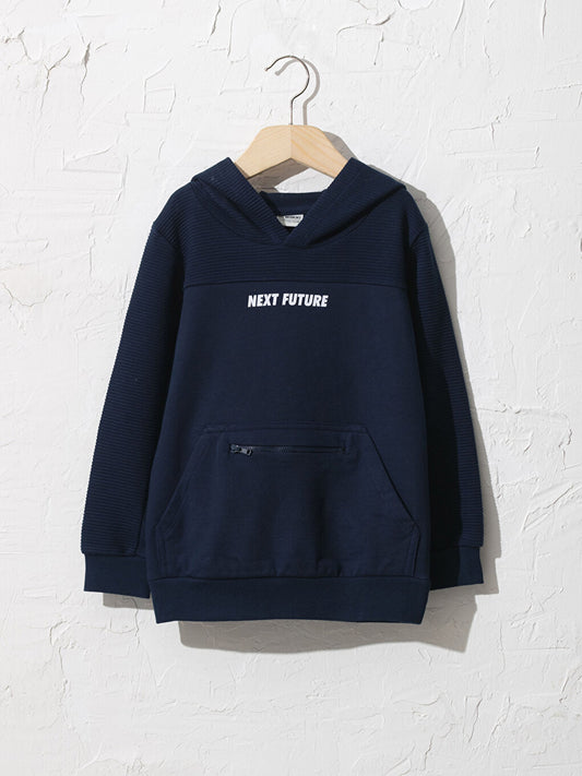 Boy's Hooded Sweatshirt