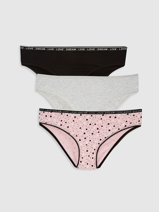 Printed Classic Panties 3-Piece