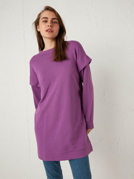 Oversize Sweatshirt with Shoulder Detail