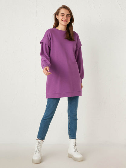 Oversize Sweatshirt with Shoulder Detail