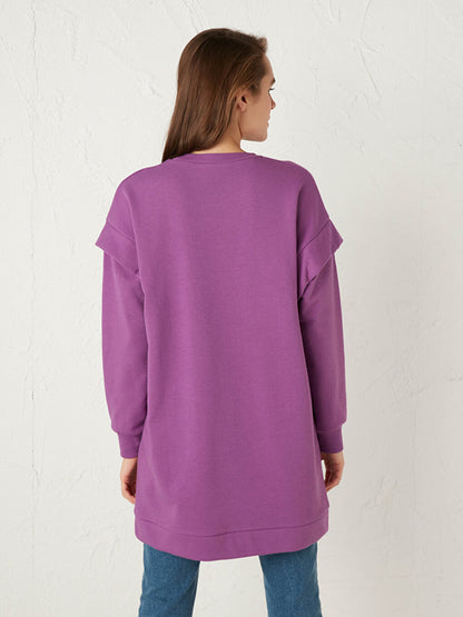 Oversize Sweatshirt with Shoulder Detail