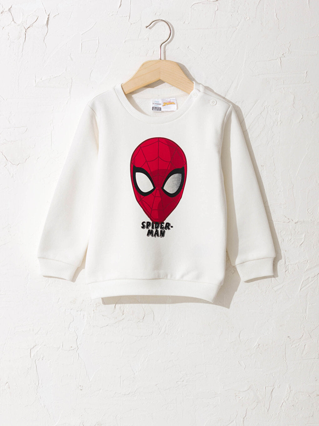 Baby Boy Spiderman Printed Sweatshirt