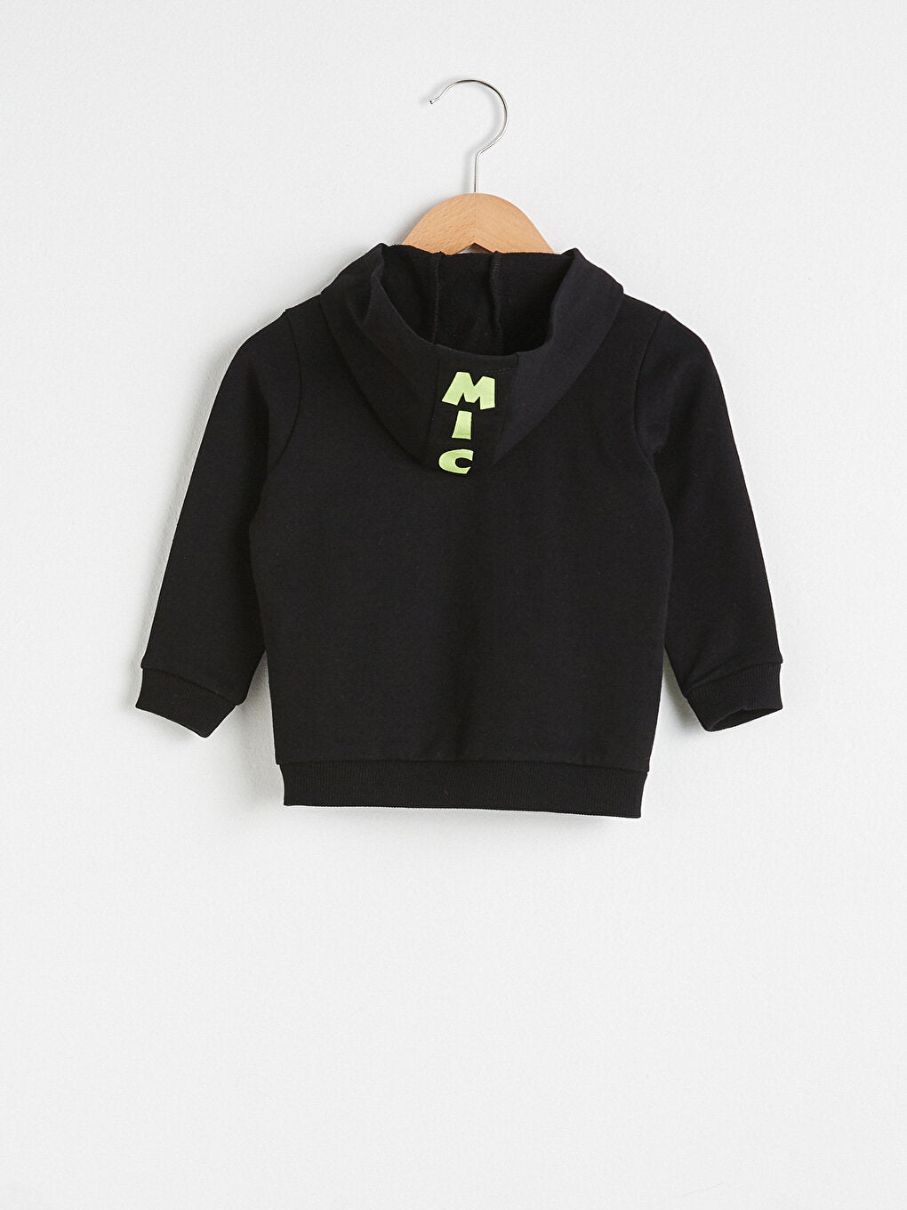 Baby Boy Mickey Mouse Printed Zippered Sweatshirt