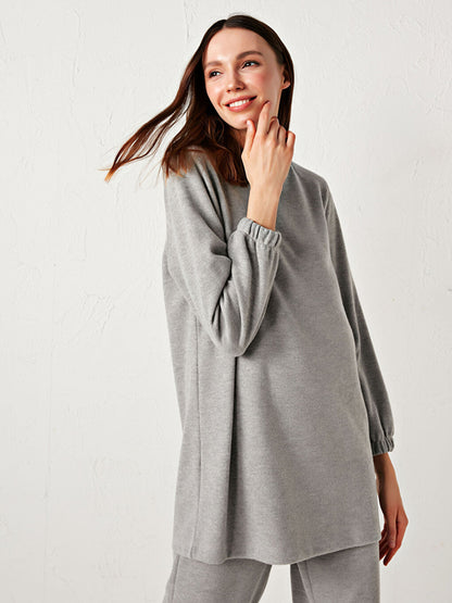 Crew Neck Cotton Tunic