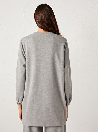 Crew Neck Cotton Tunic