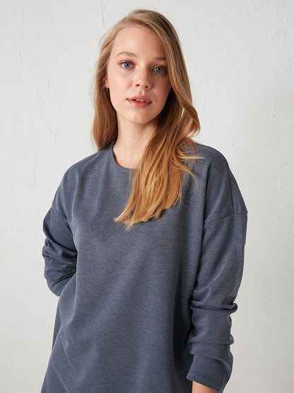 Crew Neck Straight Loose Tunic