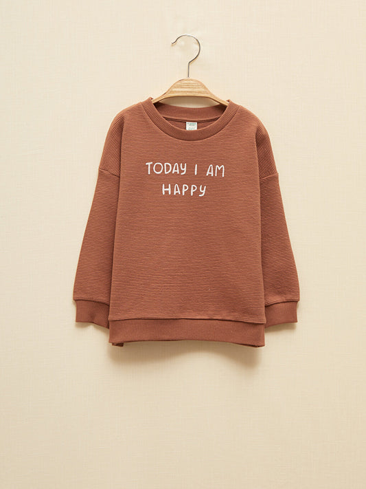 Baby Boy Organic Cotton Sweatshirt