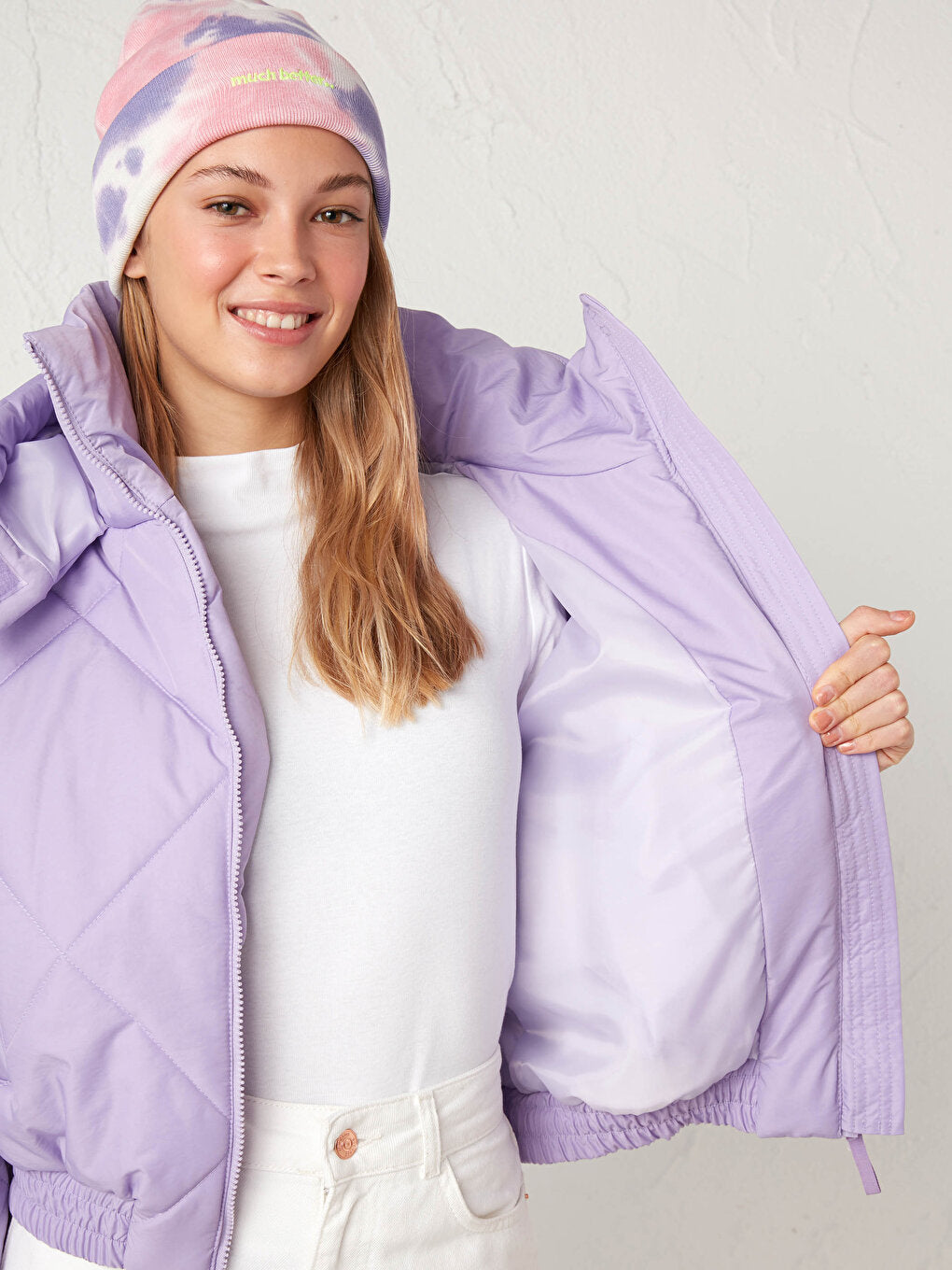 Hooded Long Sleeve Women's Puffer Coat