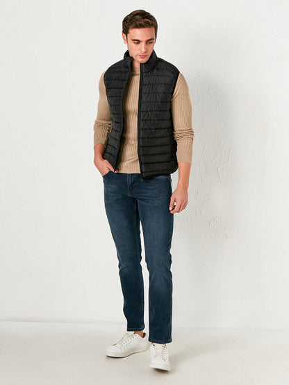 High Collar Puffer Vest