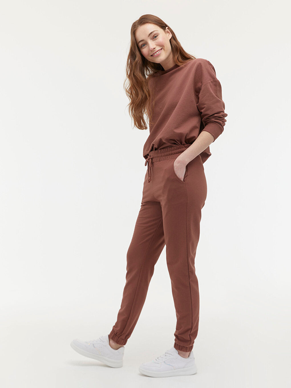 Elastic Waist Tracksuit Bottom